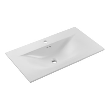 COMAD SKY 1 80 DP MATT WHITE - Inbouwwastafel SKY 46 x 81 cm, mat wit