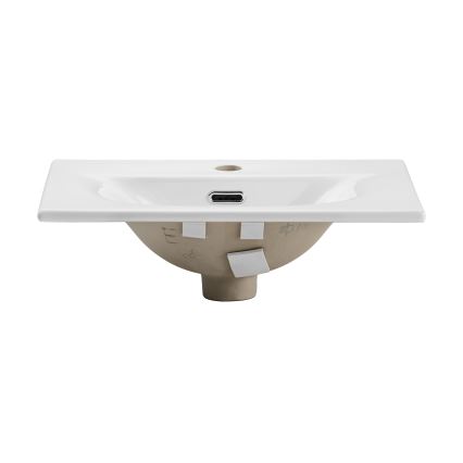 COMAD SKY 3 50CM ( E-8099-3-50 ) - Lavabo encastré SKY 51x40 cm céramique/blanc brillant