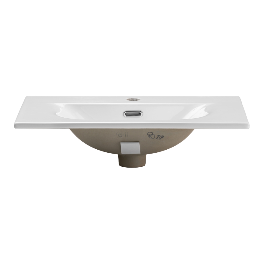 COMAD SKY 3 60CM DP ( E-8099-3-60 ) - Lavabo encastré SKY 61x40 cm céramique/blanc mat