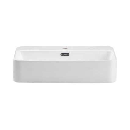 COMAD TRUST 2 WIT ( E-6282 ) - Aanrecht wastafel TRUST 55x38 cm keramiek/glanzend wit