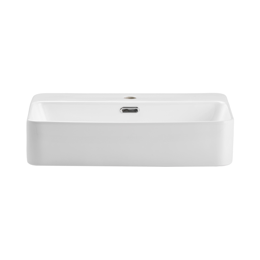 COMAD TRUST 2 WIT ( E-6282 ) - Aanrecht wastafel TRUST 55x38 cm keramiek/glanzend wit