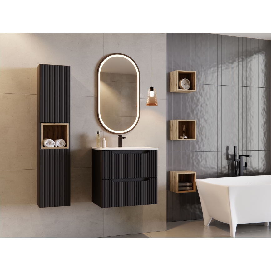 COMAD UM-2050RB DANCE 50 DP - Lavabo encastré DANCE 52x40 cm céramique/blanc mat