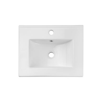 COMAD UM-2050RB DANCE 50 DP - Lavabo encastré DANCE 52x40 cm céramique/blanc mat
