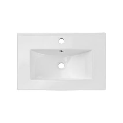 COMAD UM-2060RB DANCE 60-DP - Vasque à encastrer DANCE 62x40 cm céramique/blanc mat