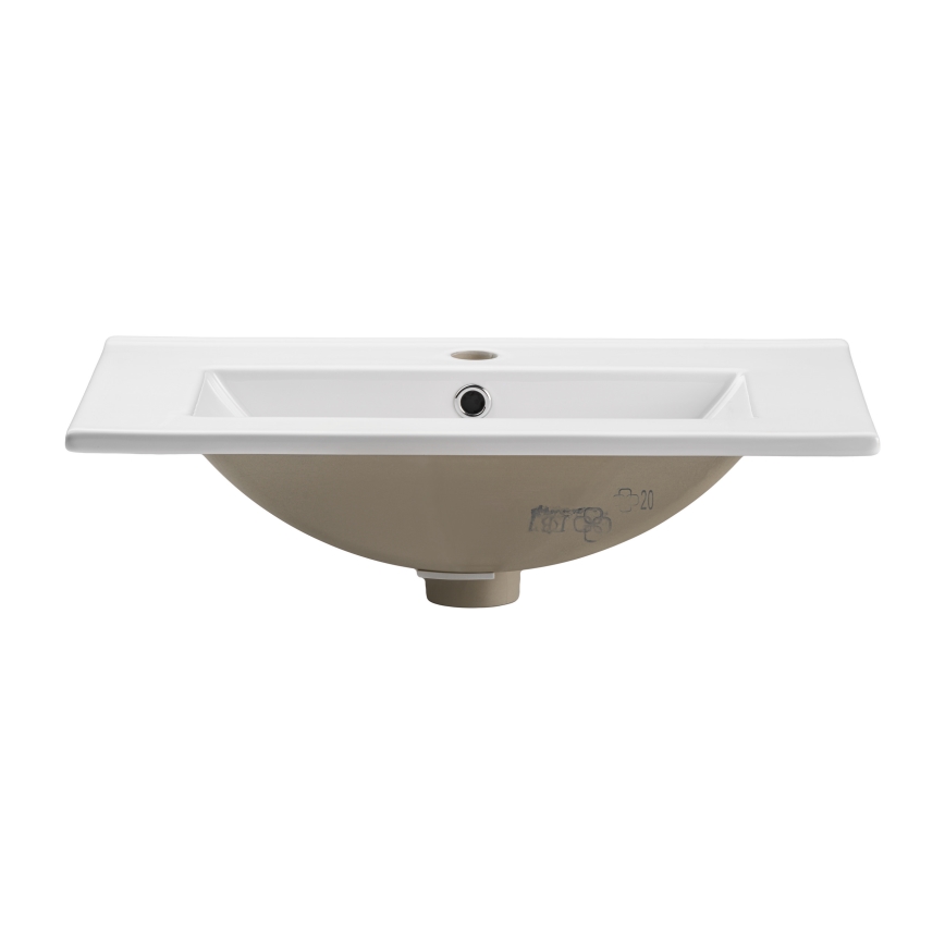 COMAD UM-2060RB DANCE 60 - Inbouw wastafel DANCE 62x40 cm keramiek/glanzend wit