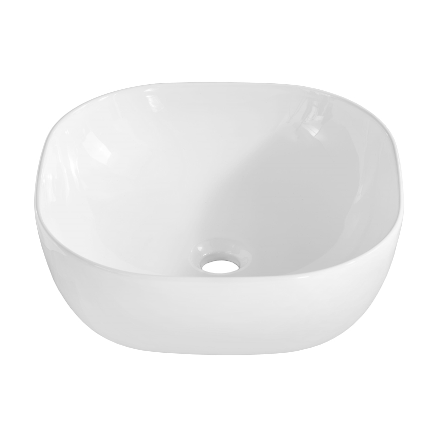 COMAD UM-6252 SMILE 40 DP - Aanrecht wastafel SMILE 41x41 cm keramiek/glanzend wit