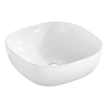 COMAD UM-6252 SMILE 40 DP - Aanrecht wastafel SMILE 41x41 cm keramiek/glanzend wit