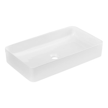 COMAD UM-6275 SLIM 60 BLANC DP - Vasque à poser SLIM 61x34 cm céramique/blanc brillant