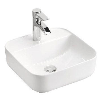 COMAD UM-6288 MAGIC 40 DP - Aanrecht wastafel MAGIC 40x40 cm keramiek/glanzend wit