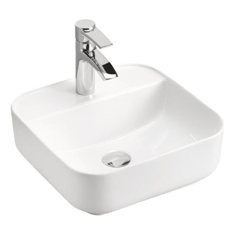 COMAD UM-6288 MAGIC 40 DP - Vasque à poser MAGIC 40x40 cm céramique/blanc brillant