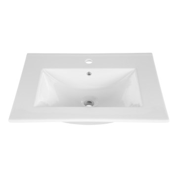 COMAD UM-CFP LAVA 60D - Inbouw wastafel LAVA 61x46 cm keramiek/glanzend wit