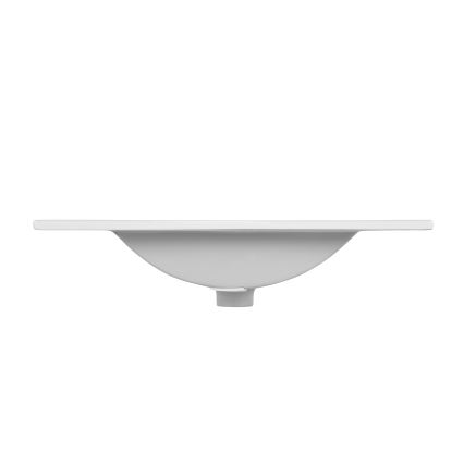 COMAD UM-CFP LAVA 80D - Inbouw wastafel LAVA 81x46 cm keramiek/glanzend wit