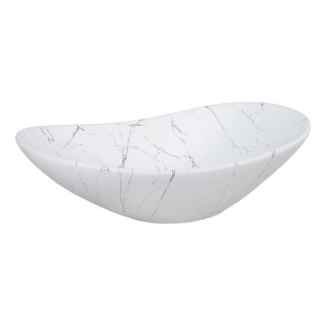 COMAD UN-LENA-MW17 - Vasque à poser LENA 61,5x36 cm céramique/blanc mat