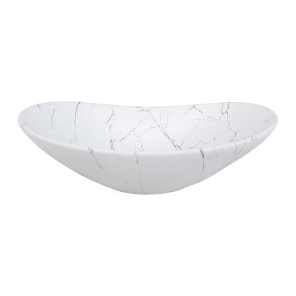 COMAD UN-LENA-MW17 - Vasque à poser LENA 61,5x36 cm céramique/blanc mat