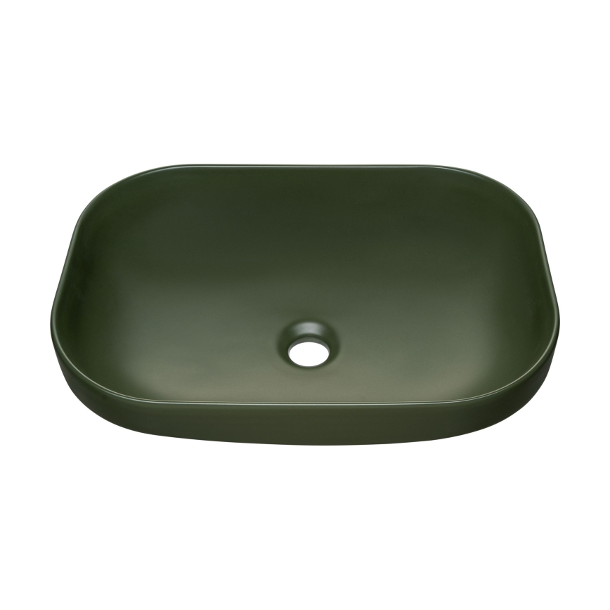 COMAD UN-NELI-MFG - Lavabo à poser NELI 50,4x35,2 cm céramique/vert mat