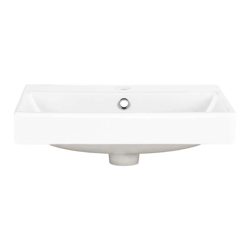 COMAD UN-RITA-GW-50 - Aanrecht wastafel RITA 50x40 cm keramiek/glanzend wit