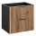 COMAD XILO BLACK WOTAN 82-60-D-2S - Meuble sous-vasque XILO 57 x 60,2 cm noir/chêne Wotan