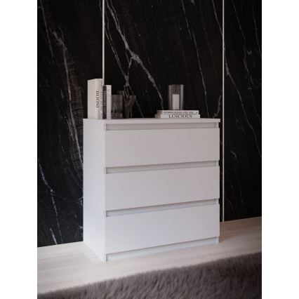 Commode à tiroirs MAO blanche