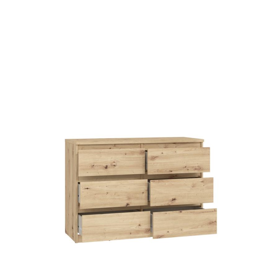 Commode à tiroirs MAO chêne artisan