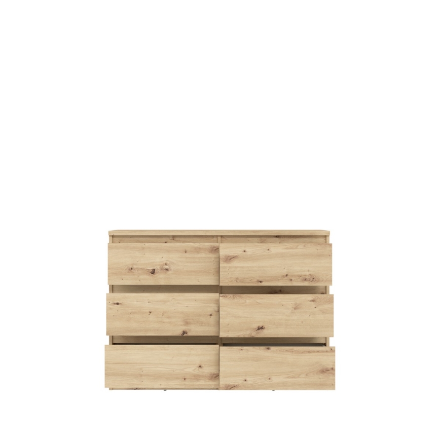 Commode à tiroirs MAO chêne artisan
