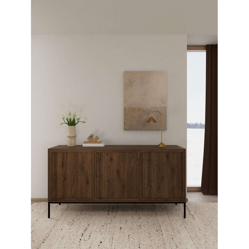 Commode ALIN 158 x 40 cm, marron
