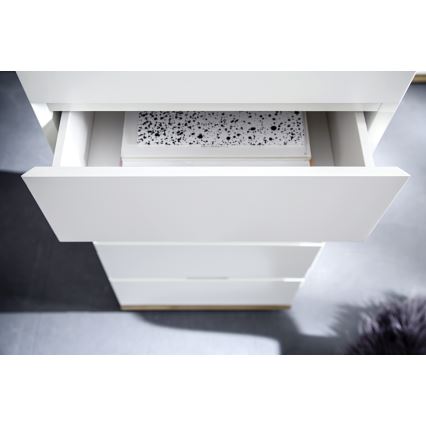 Commode ARVI blanche/chêne