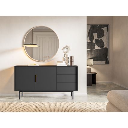 Commode ELI 154x82x39 cm noire
