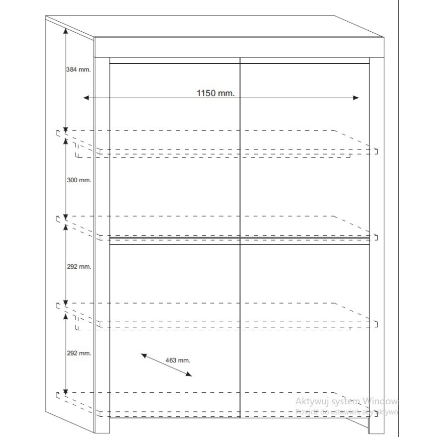 Commode FINERA blanche