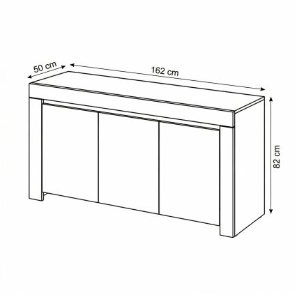 Commode FINERA blanche
