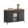 Commode FIRA 110x40 cm noire/marron