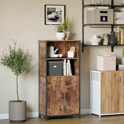 Dressoir FIRA bruin/zwart