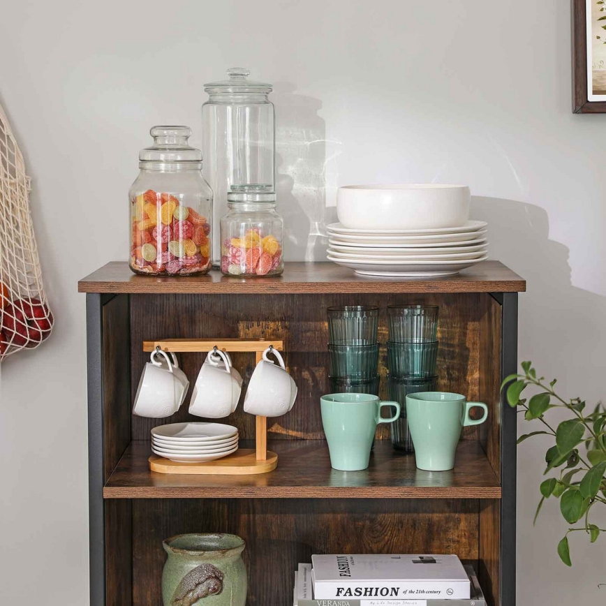 Dressoir FIRA bruin/zwart