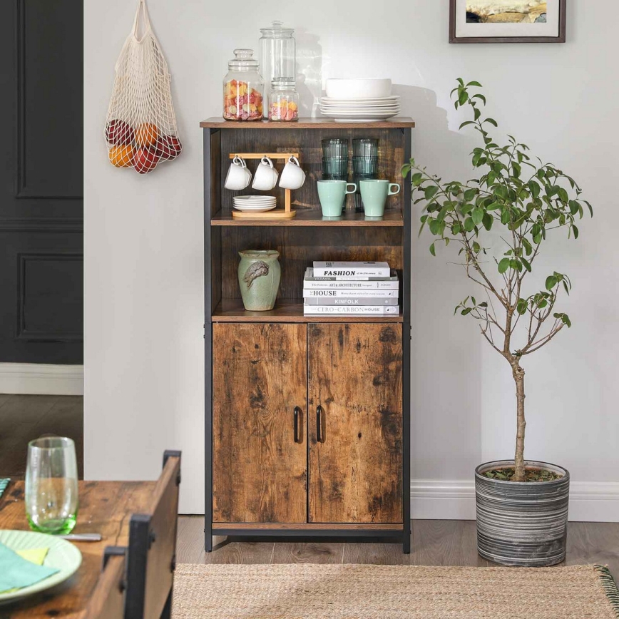Dressoir FIRA bruin/zwart