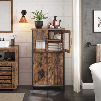 Dressoir FIRA bruin/zwart