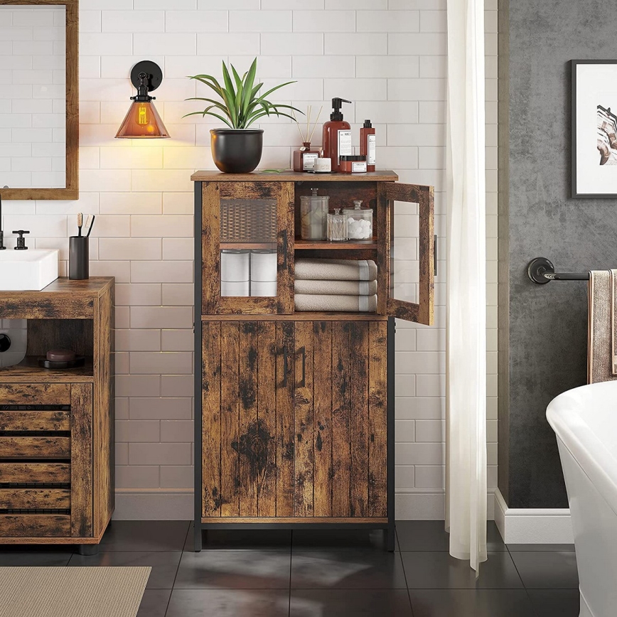 Dressoir FIRA bruin/zwart