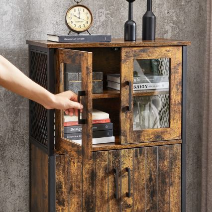 Dressoir FIRA bruin/zwart