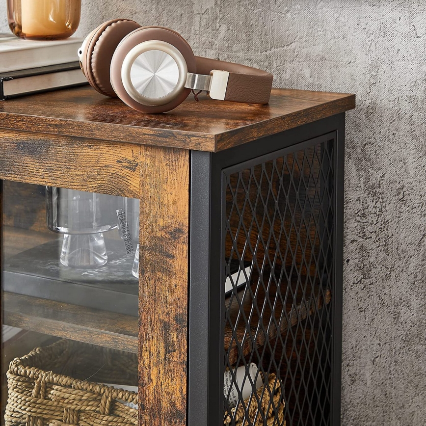 Dressoir FIRA bruin/zwart