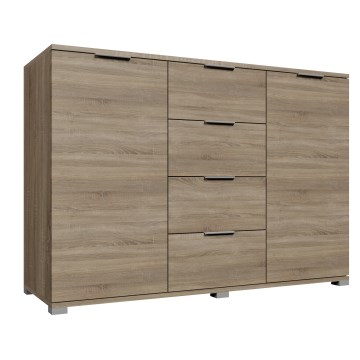 Commode HOPE 120x78x35 chêne Sonoma
