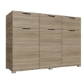 Commode HOPE 120x78x35 cm chêne Sonoma