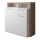 Commode LEBY chêne Sonoma/blanc