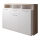 Commode LEBY chêne sonoma/blanc