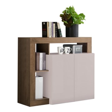 Commode LENOR cachemire/chêne