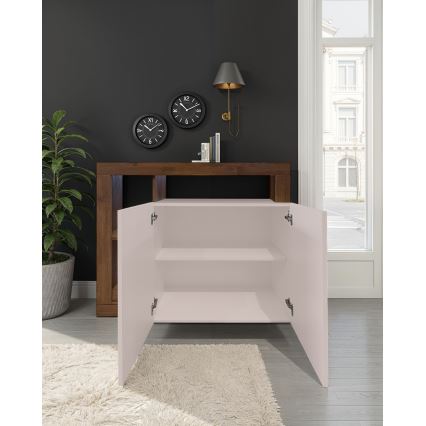 Commode LENOR cachemire/chêne