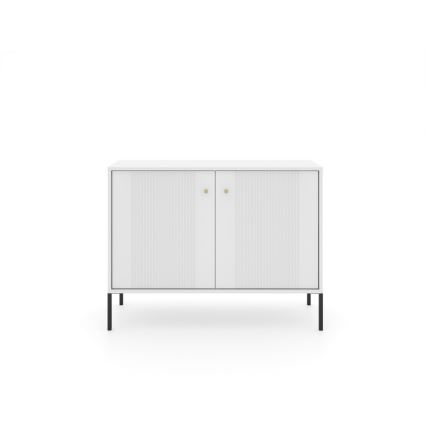 Commode LUE 104x39 cm blanche/noire