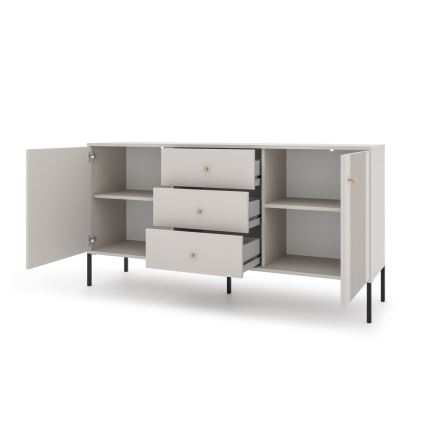 Commode LUE beige/noire