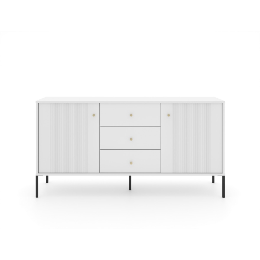 Commode LUE blanche/noire