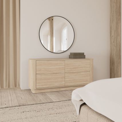 Commode MADERA 160x75 cm en chêne blanchi