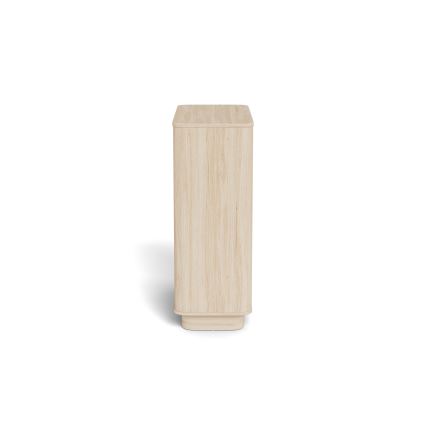 Commode MADERA 90 x 107 cm chêne blanchi