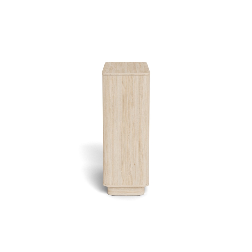Commode MADERA 90 x 107 cm chêne blanchi
