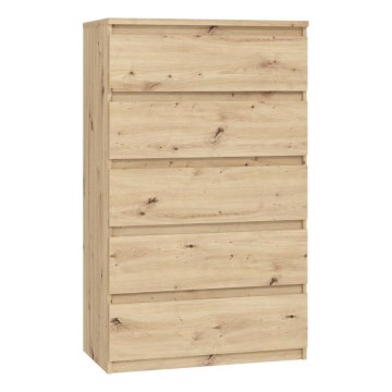 Commode MAO à tiroirs, chêne artisan